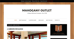 Desktop Screenshot of mahoganyoutlet.com